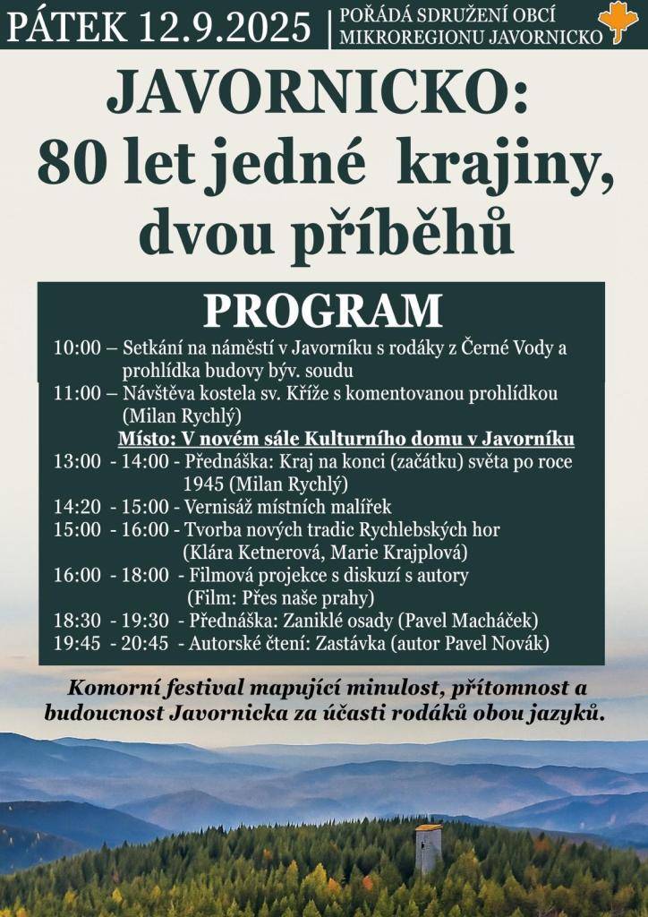 Setkání s německými rodáky z Černé Vody a