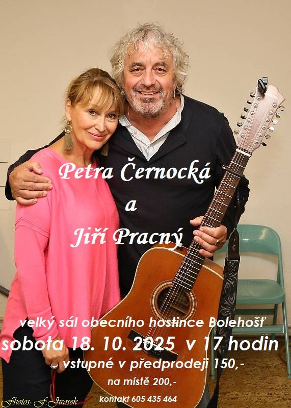Velký sál obecního hostince v Bolehošti, sobota 18.10.2025 v 17:00 hodin.