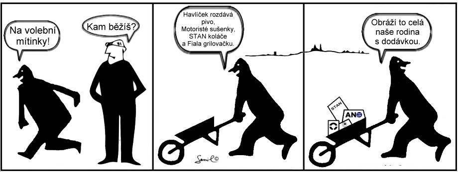 Těšíte se na volební mítinky?