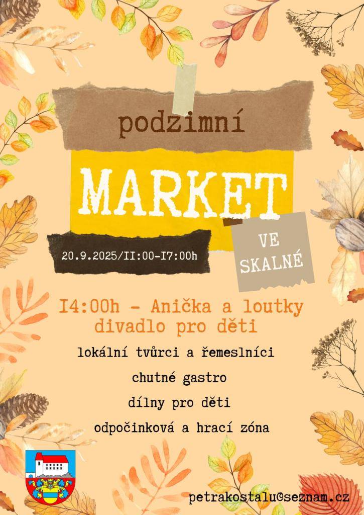 20. 09. 2025 od 11:00 do 17:00 v areálu Horního zámku Skalná