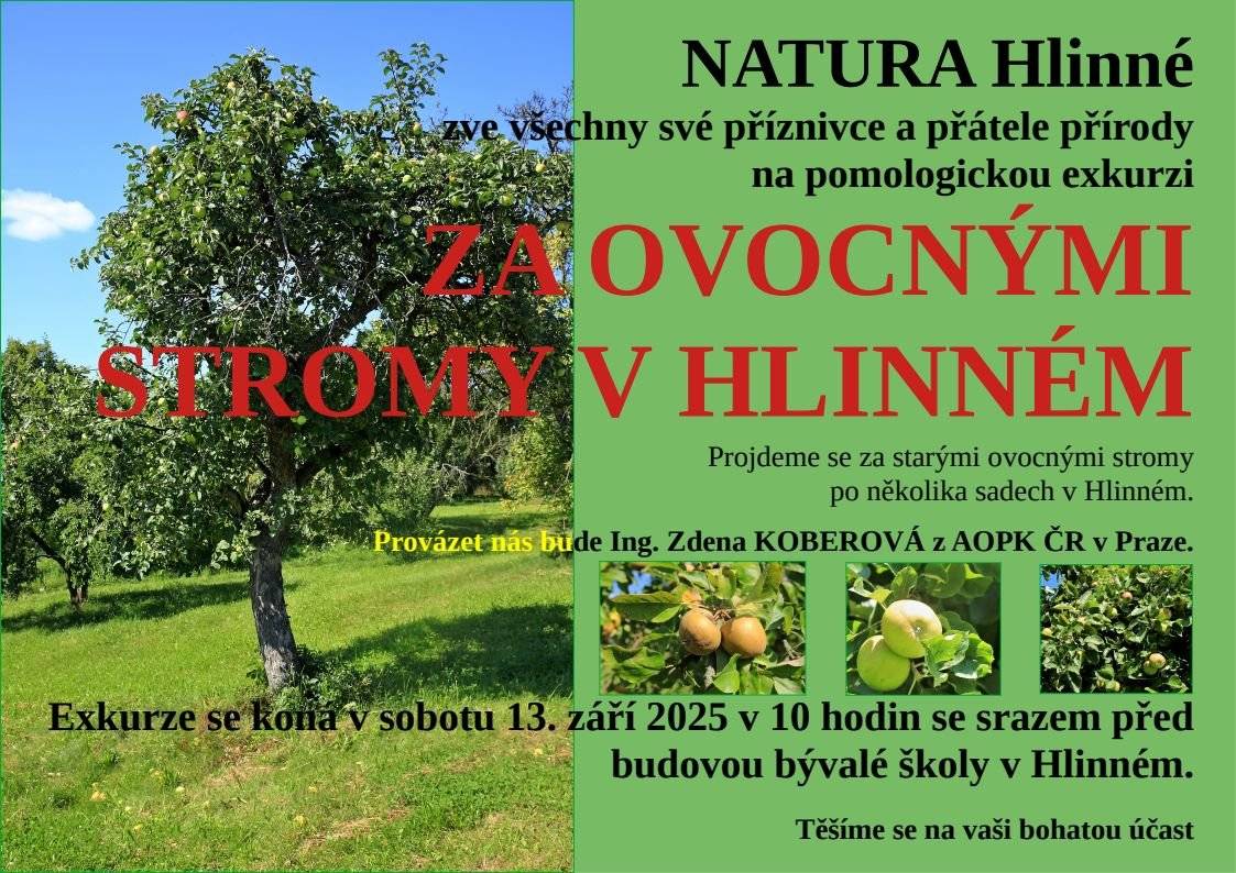 dne 13. září 2025 v 10:00 před bývalou školou v Hlinném