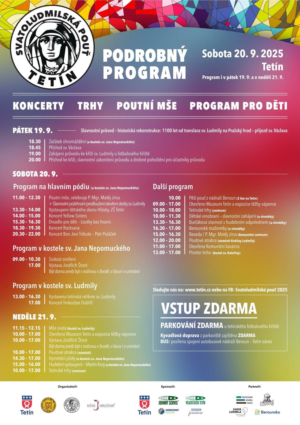 Svatoludmilská pouť 20.9.2025