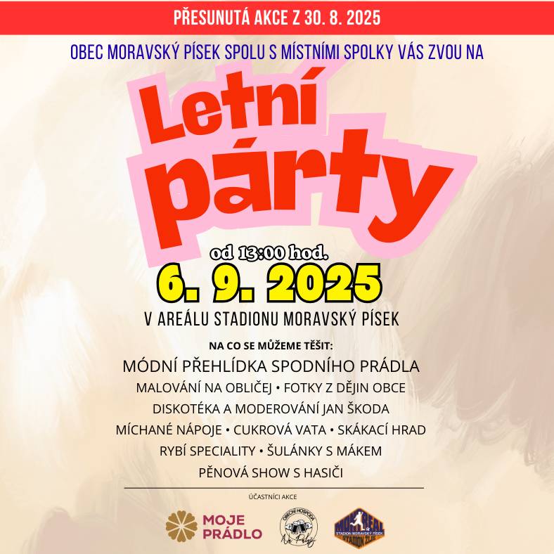 Letní párty - Moravský Písek