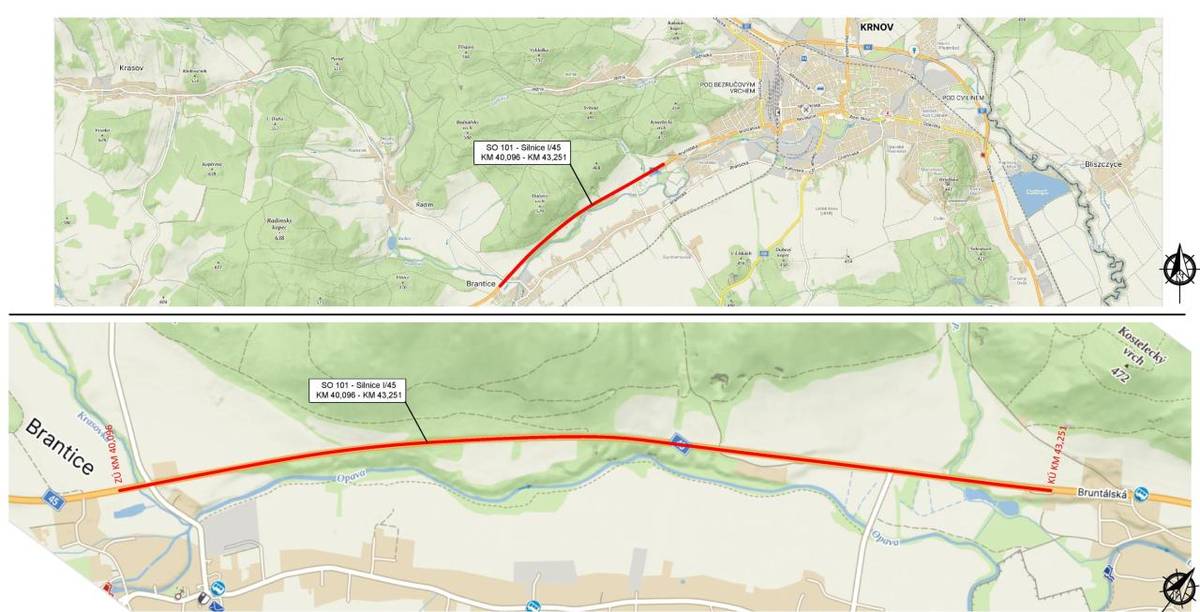 V úseku kilometrů 40,096 – 43,251 provozního staničení opraví plochu vozovky o rozloze přes 32 580 metrů čtverečných. Včasný zásah ušetří čas i finanční prostředky vynaložené na uvedení komunikace zpět do požadované kvality.