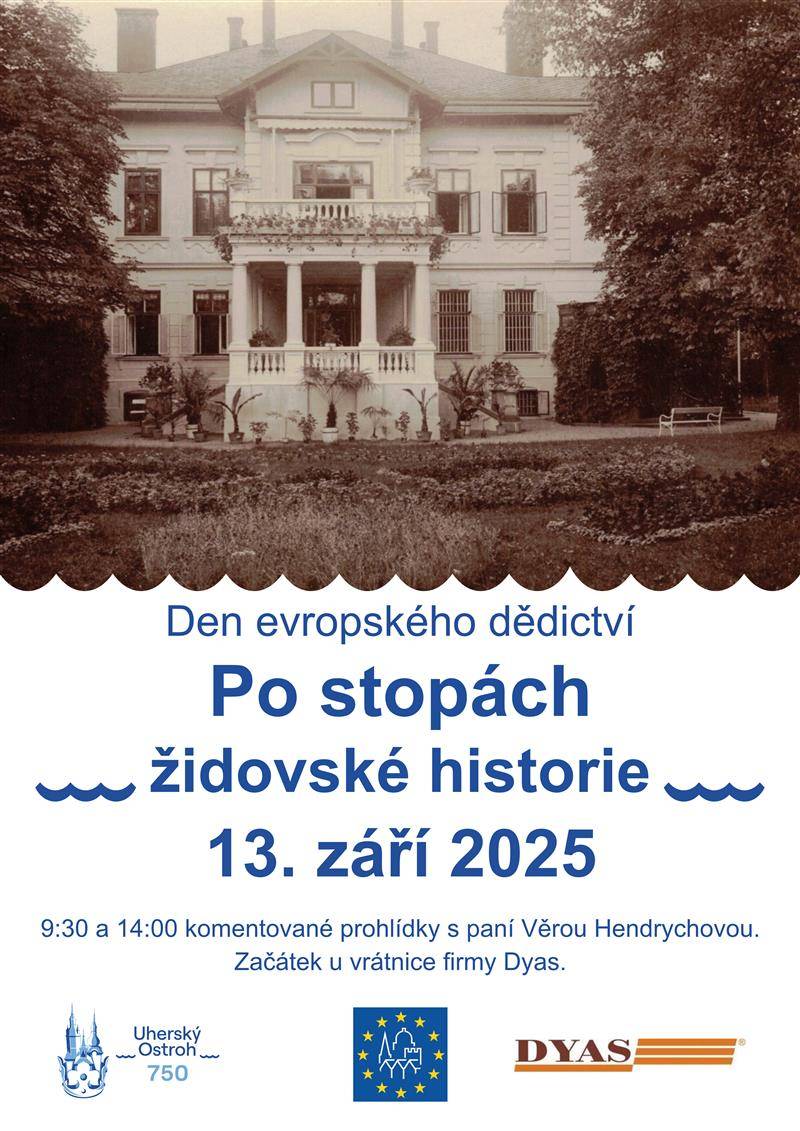 V sobotu 13. září 2025 se v Uherském Ostrohu v rámci ostrožských oslav Dnů evropského dědictví uskuteční komentované prohlídky vily Marianny v areálu firmy DYAS s paní Věrou Hendrychovou. Prohlídky startují v 9:30 hodin a ve 14:00 hodin od vrátnice firmy DYAS a jsou bezplatné.