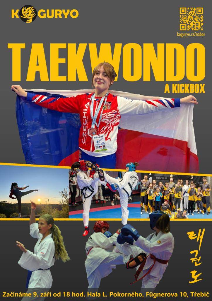 Sportovní oddíl Koguryo se  věnuje korejskému bojovému umění taekwon-do zaměřenému především na sebeobranu. Se startem nového školního roku nabíráme nové členy,  děti od 6-ti let i dospělé