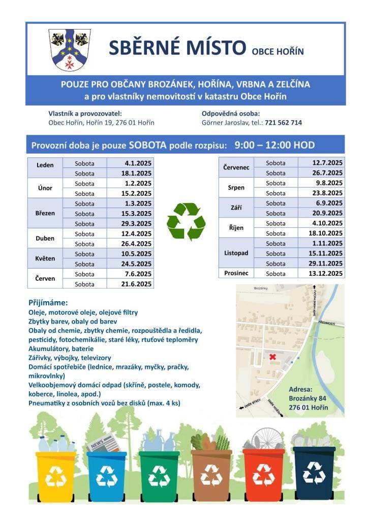 Přehled termínů 2025