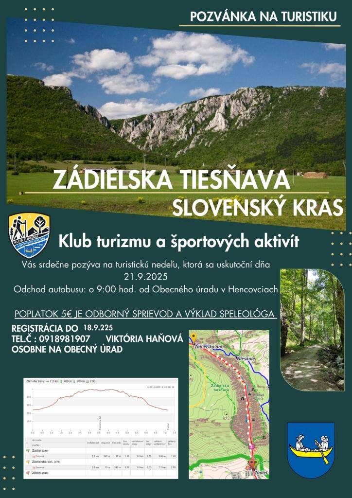 Turistická nedeľa 21.09.2025
