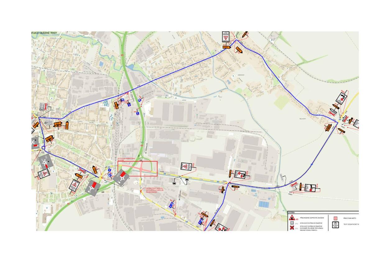 Z důvodu celkové opravy vozovky dojde v termínu od 8. 9. 2025 do 28. 9. 2025 k úplné uzavírce okružní křižovatky v místě křížení silnic II/367 ul. Kojetínská, ul. Kralická x III/3674 ul. Kralická x místní komunikace ul. Průmyslová v Prostějově. Bližší informace o uzavírce včetně popisu změn ve vedení autobusové dopravy naleznete zde: https://www.idsok.cz/vyluky/uplna-uzavirka-okruzni-krizovatky-v-prostejove/.