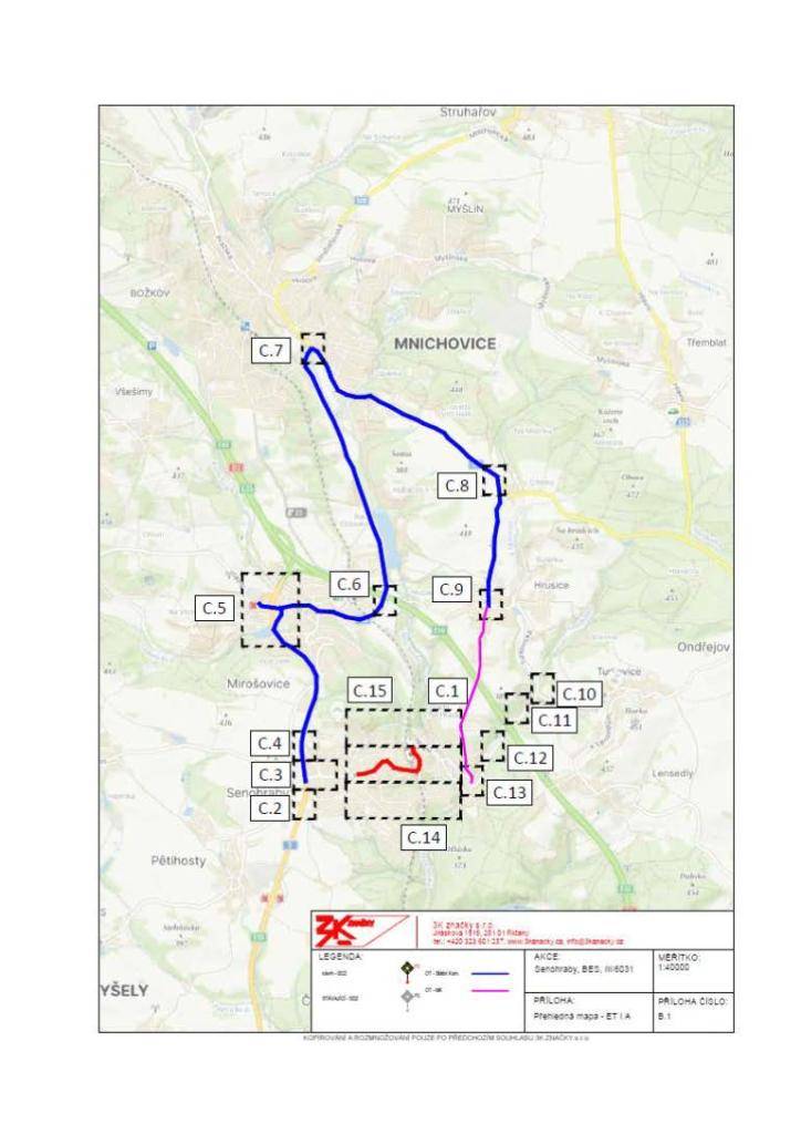 ETAPA I.  začátek 10. 7. 2025; od nádraží k fotbalovému hřišti     ETAPA II.  od fotbalového hřiště až k nové části silnice u opěrné zdi u č.p. 39;  ukončení nejpozději 31. 10. 2025
