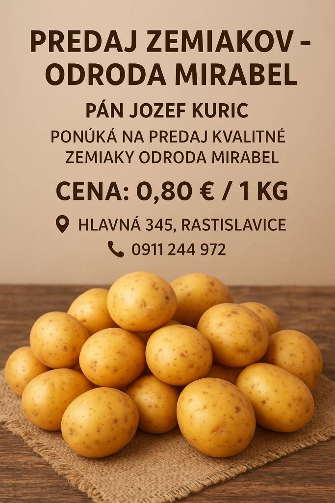 Predaj zemiakov