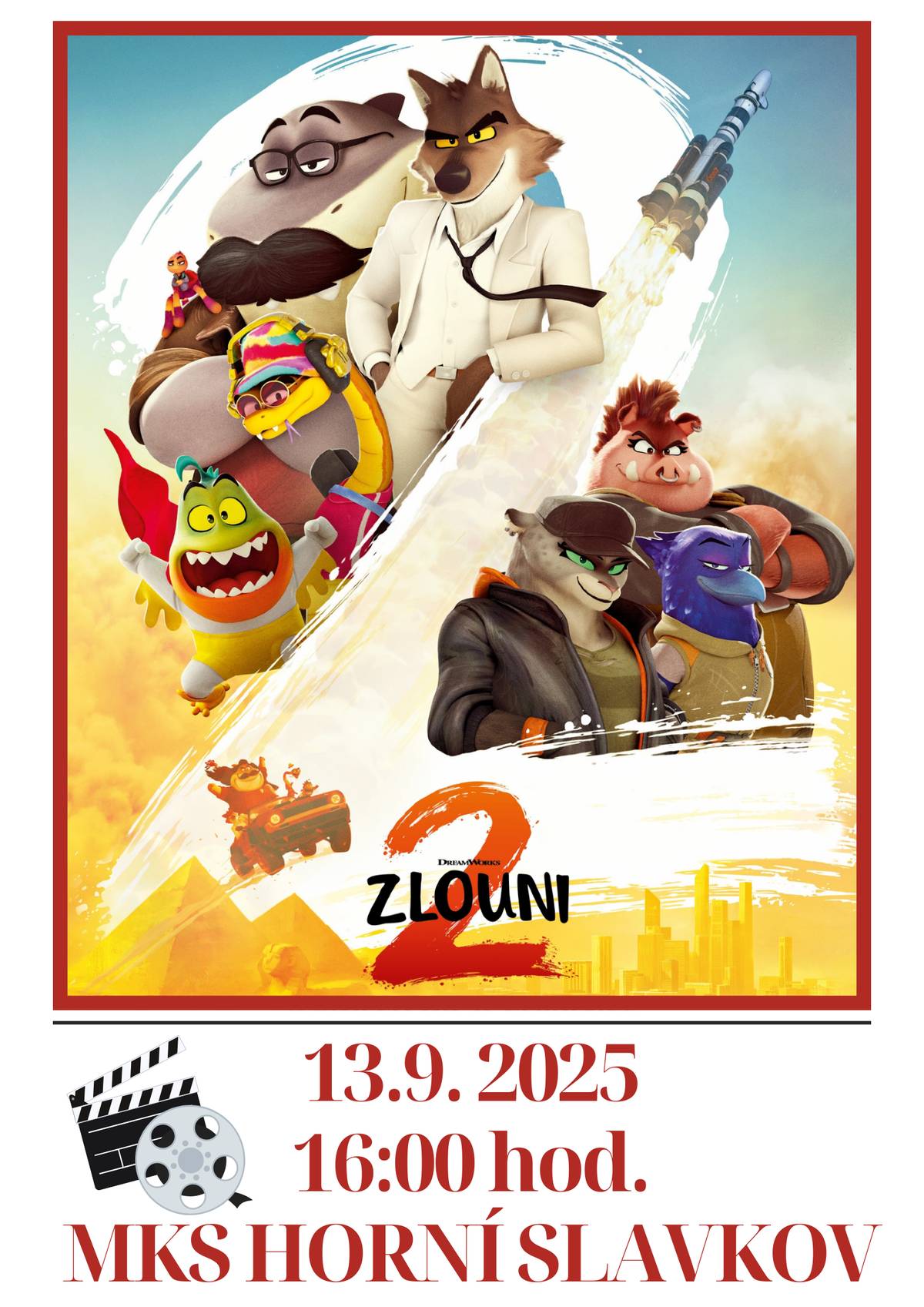 MKS HS zve do kina. VSTUPENKY ZAKOUPÍTE ONLINE ZDE.
