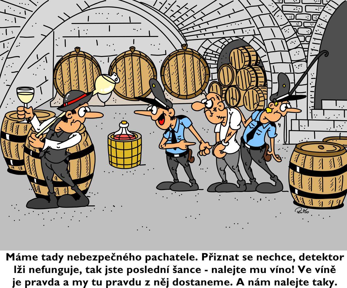 Ve víně je pravda… Nové policejní taktiky