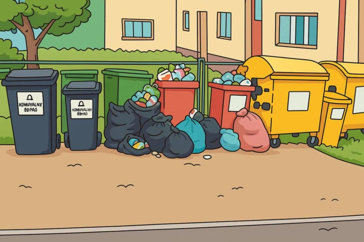 Nesprávne triedenie v nádobách určených na plasty, sklo, papier a bioodpad