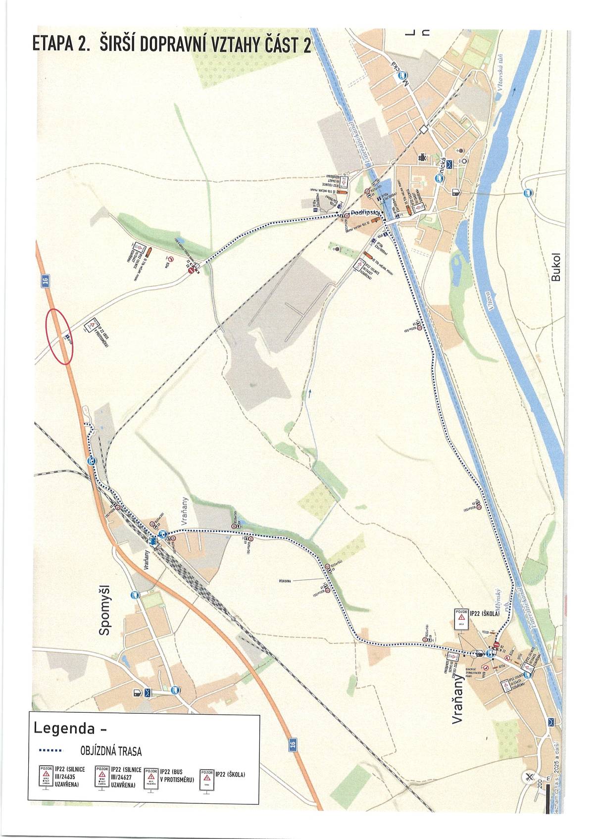 Vážení občané, druhá etapa rekonstrukce křižovatky na I/16 do Lužce, přinese pro naši obec změnu, a to tu, že od 15.9. bude silnice z Lužce na Vraňany jednosměrná. Z Lužce se k nám dostanete, ale do Lužce budete muset přes nádraží, I/16, okolo "Salvátora" a jste v Lužci, takový "malý" kruhák. Zároveň budeme muset vydržet větší nápor velkých aut z lužeckých firem . Koukejte na dopravní značení, které bude v částech obce (před školou, mezi obcí a nádražím a hlavně ve Vraňanech nádraží) upravovat rychlost. Tato opatření budou pod zvýšeným dohledem Policie ČR. Toto omezí by mělo platit do 30.11.2025. Popřejme si pevné nervy.
