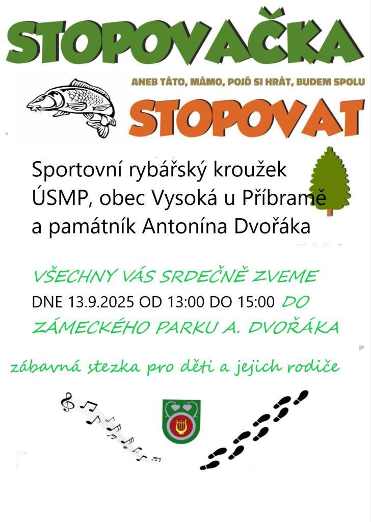 Zveme všechny na zábavnou stezku, která se koná 13. září 2025 od 13:00 do 15:00 v zámeckém parku A. Dvořáka. Akce je určena pro děti a jejich rodiče, kteří si chtějí užít aktivní odpoledne plné zábavy.