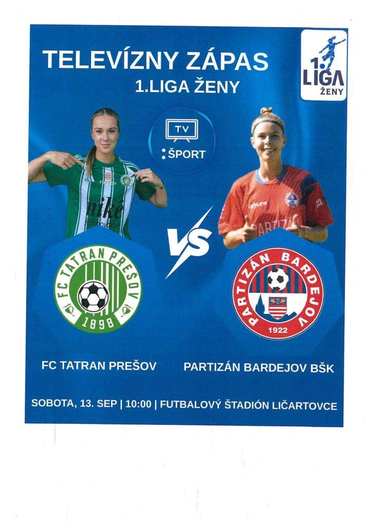 Televízny zápas 1.liga ženy