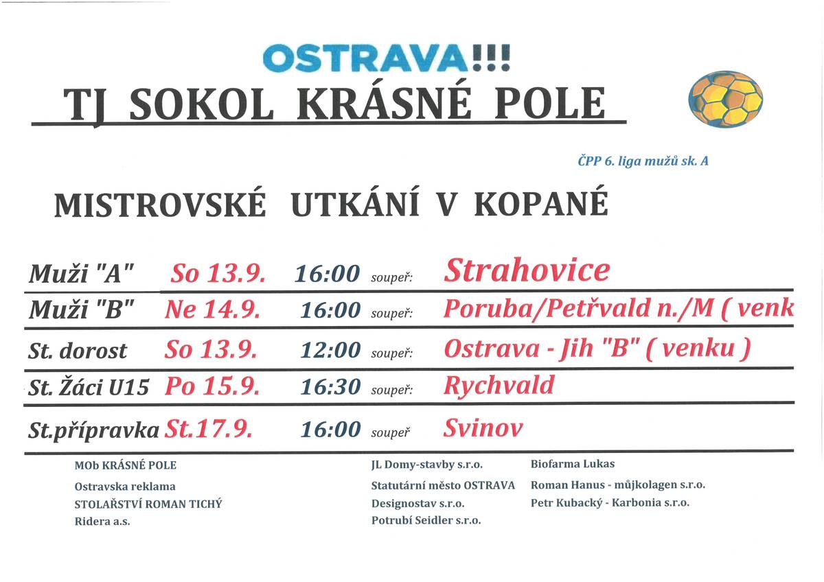 Jste srdečně zváni!