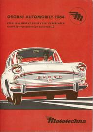 Titulní stránka katalogu Mototechny z roku 1964.