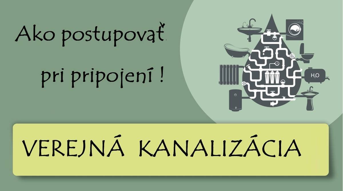 Pripojenie nehnuteľnosti na verejnú kanalizáciu