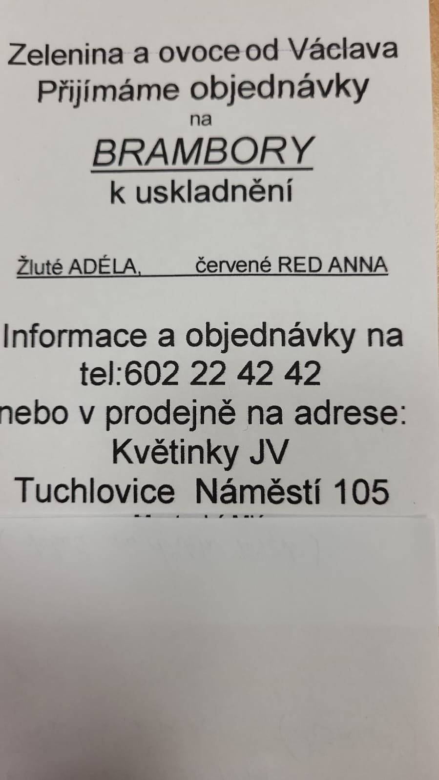 Více info v přiloženém letáčku