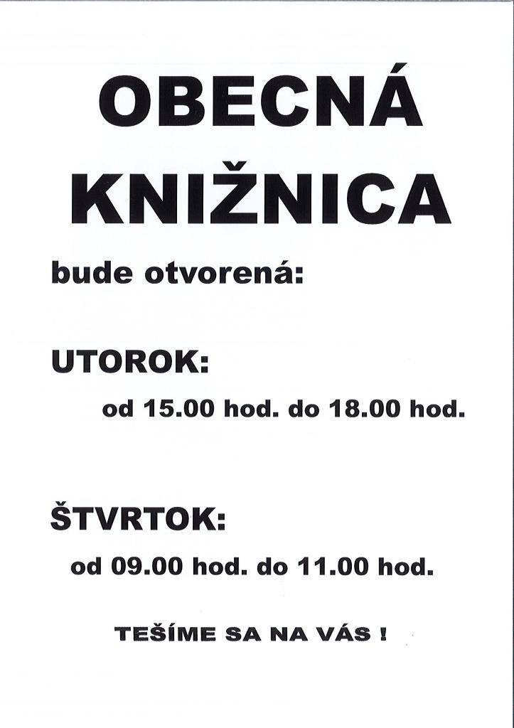 v nových priestoroch:  CVČ & KNIŽNICA  Trenčianska Turná 227