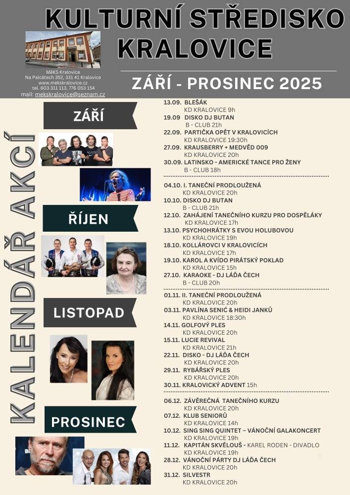 září - prosinec 2025