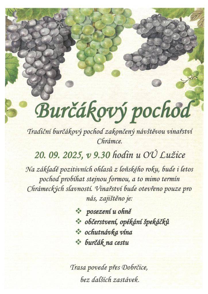 V sobotu 20. 9. 2025.