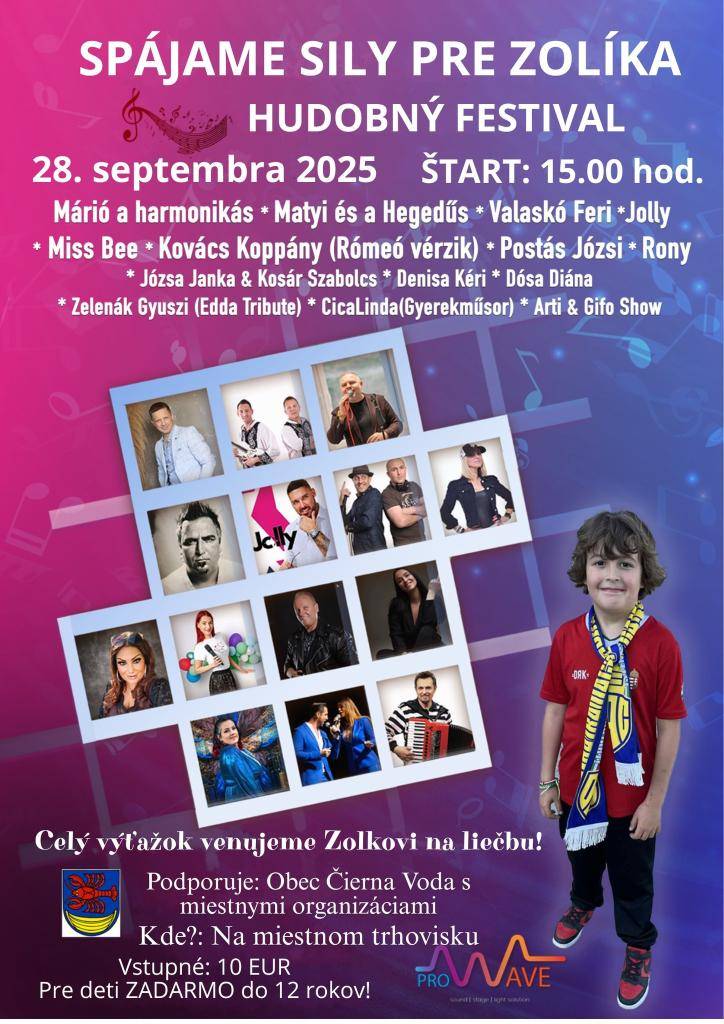 Spájame sily pre Zolíka  Összefogás Zolikáért