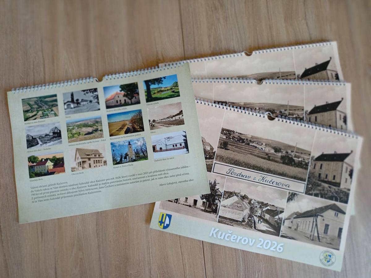 Nástěnný kalendář na rok 2026, vydaný u příležitosti 790 let od první písemné zmínky o obci, je stále k prodeji na obecním ůřadě.