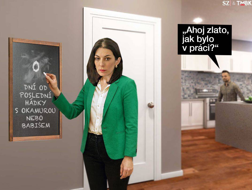 TMBK: Pekarová je po hádce s Babišem konečně doma