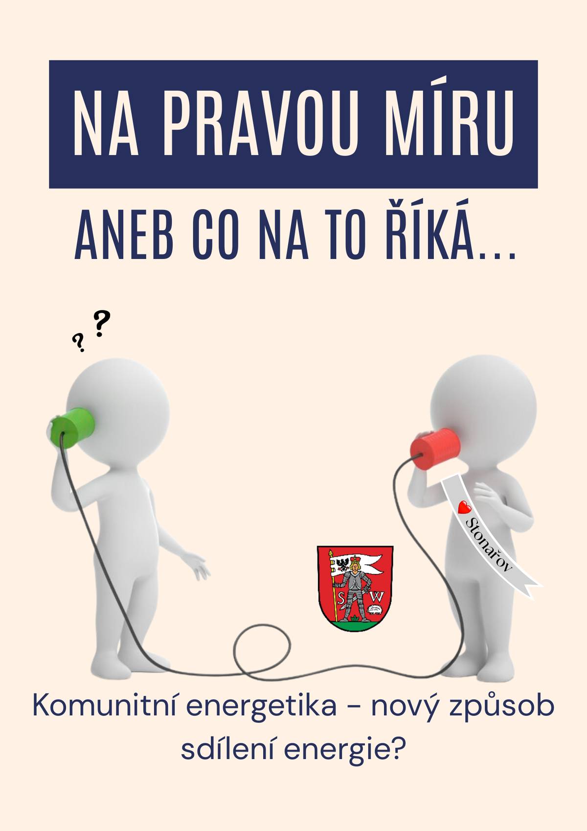 Komunitní energetika Komunitní energetika otevírá zcela nový způsob, jak se mohou propojit výrobci a spotřebitelé energie. Výrobci budou nyní moci lidem a organizacím ve svém okolí nabídnout bezemisní energii z větrných, vodních nebo fotovoltaických elektráren.    Můžeme založit energetické společenství?  Ano, investor a celá komunita v okolí větrného parku splňují podmínky pro založení energetického společenství.   Kdy jej můžeme založit?   Jakmile bude obdrží investor stavební povolení a licenci k výrobě elektřiny. 👉 Celý článek najdete na webu městyse www.stonarov.cz a webu investora plánované výstavby VTE www.vetrnyparkvysocina.cz. Děkujeme, že sludejete naší rubriku Na pravou míru.