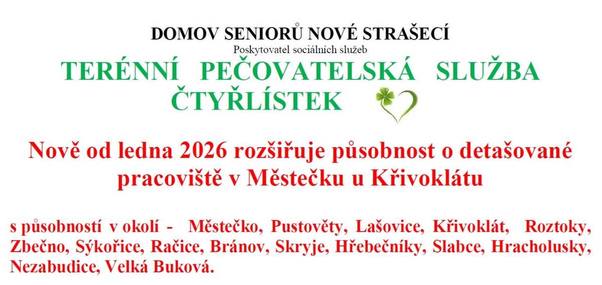 Nově od ledna 2026 rozšiřuje působnost o detašované pracoviště v Městečku u Křivoklátu   s působností v okolí - Městečko, Pustověty, Lašovice, Křivoklát, Roztoky, Zbečno, Sýkořice, Račice, Branov, Skryje, Hřebečníky, Slabce, Hracholusky, Nezabudice, Velká Buková.