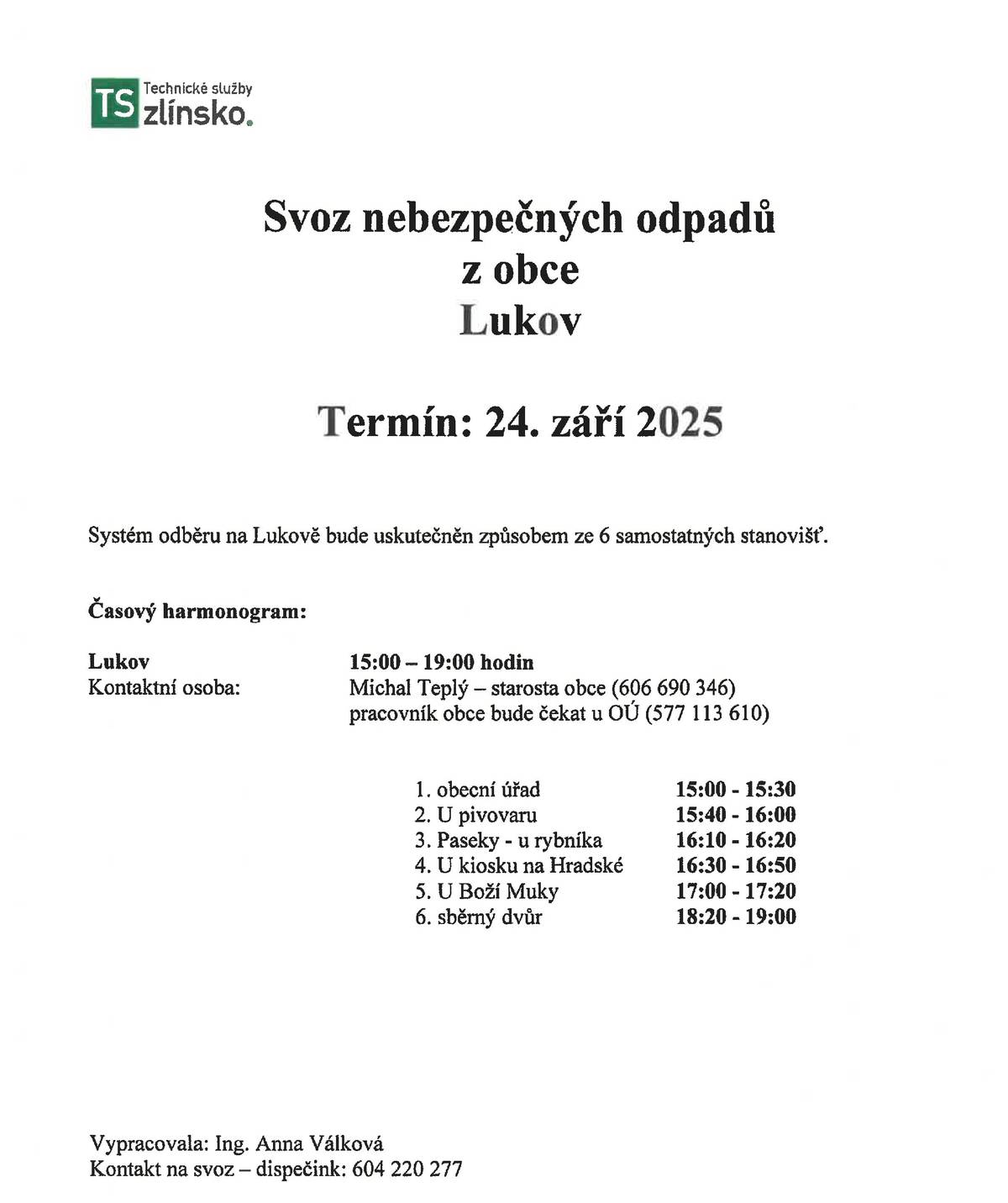 24. 9. od 15.00 hod.