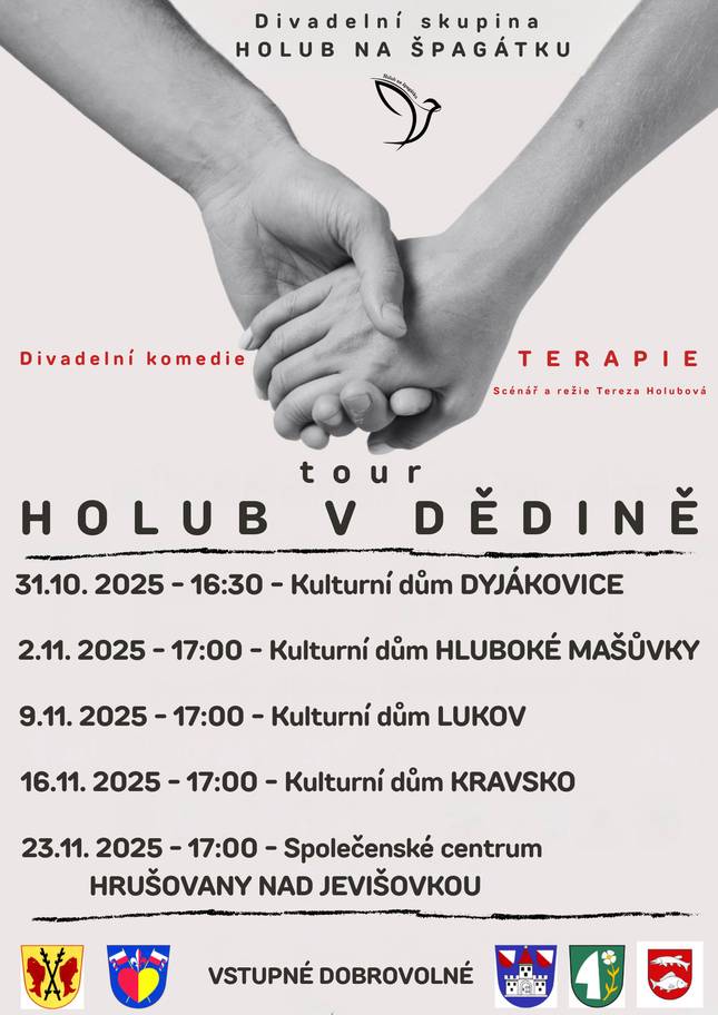 2.11.2025 v 17:00 v sále KD Hluboké Mašůvky