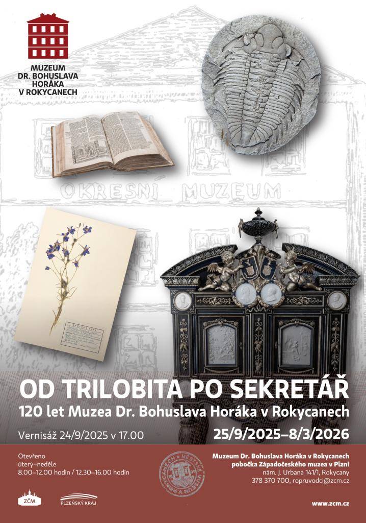 Zveme vás na výstavu k 120. výročí Muzea Dr. Bohuslava Horáka, která probíhá od 25. září 2025 do 8. března 2026. Objevte fascinující vývoj sbírkového fondu muzea a jeho historii.