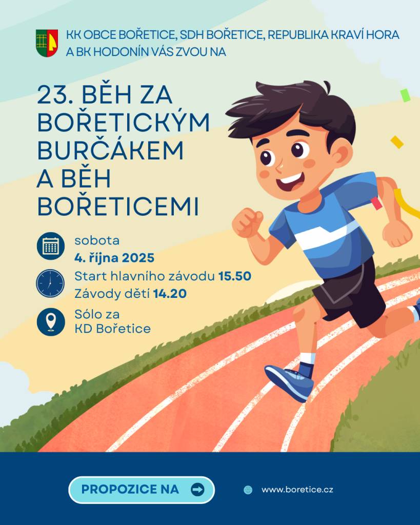 23. ročník se uskuteční v sobotu 4. října.