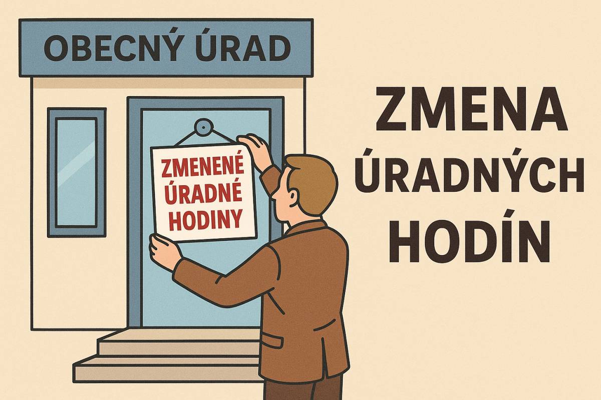 Oznamujeme občanom, že od 22. 09. 2025 dochádza ku zmene úradných hodín Obecného úradu Skalka nad Váhom.