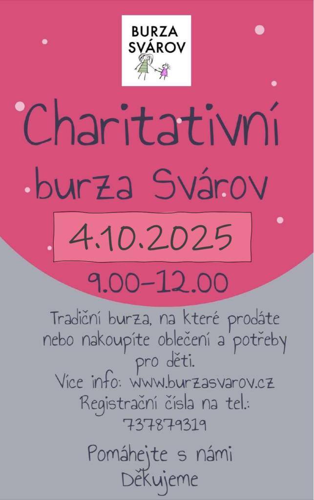 Charitativní burza Svárov