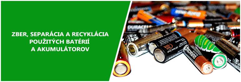 Batérie a akumulátory nepatria do komunálneho odpadu sú ťažko rozložiteľné odpady. Treba ich odkladať do nádob k tomu určených tzv. recykloboxov, ktoré sú rozmiestnené na území našej obce: na obecnom úrade, v základných školách, predajniach ako aj na celom území Slovenska. Viac v prílohe.