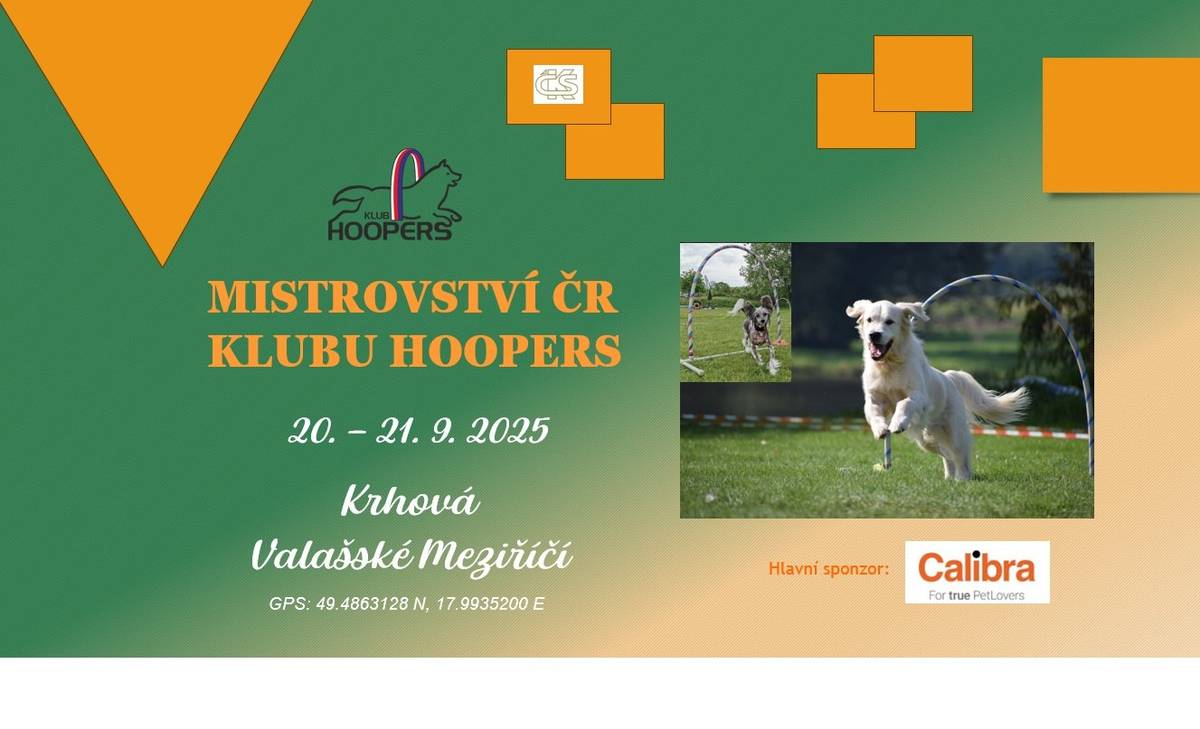 Vážení občané, zveme vás tento víkend na Mistrovství České republiky klubu Hoopers. Tento sport je zaměřený na přesnost, rychlost a koordinaci psa a jeho handlera (psovoda). Akce proběhne na fotbalovém hřišti v Krhové. - 8:15 - 8:45 - přejímka psů - 8:50 – zahájení závodů předsedkyní Klubu Hoopers - 9:00 - první start družstva S Všichni jste srdečně zváni.