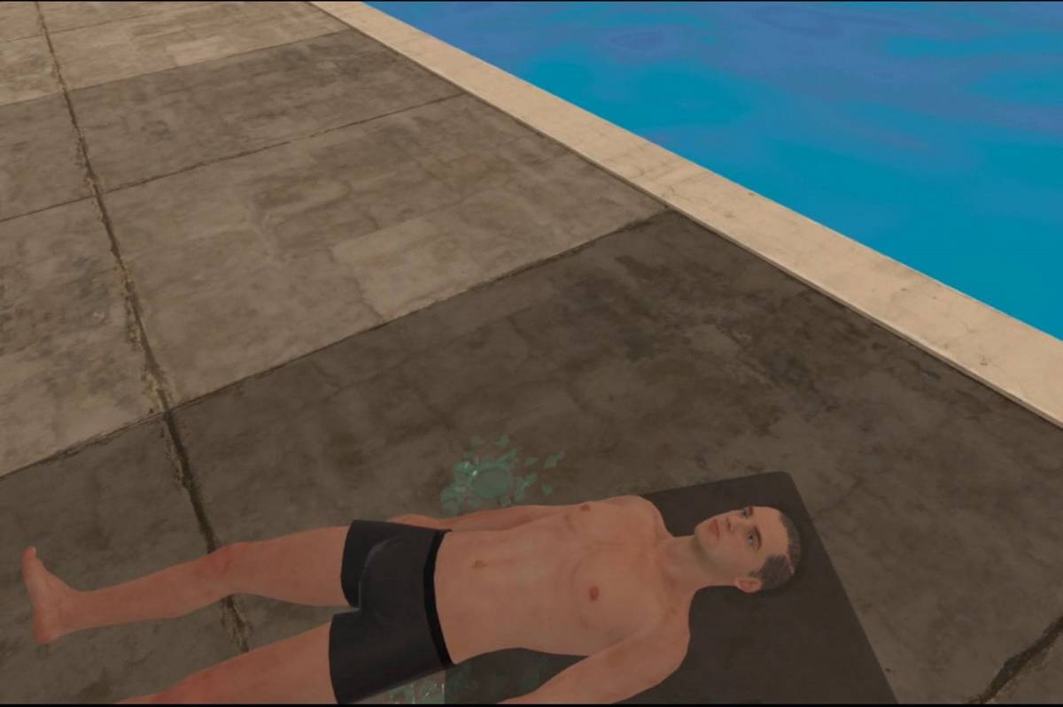 Je tato situace bezpečná? Není, protože u bezvládného člověka leží střepy.