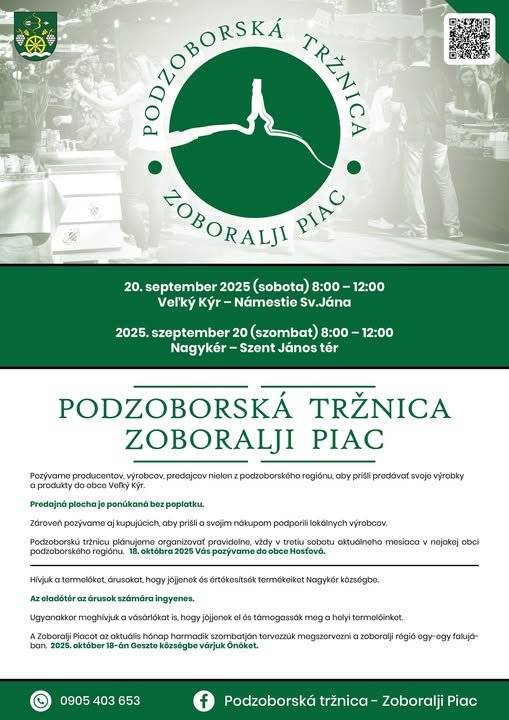 HU: Zoboralji Piac - szeptember 20. - Nagykér