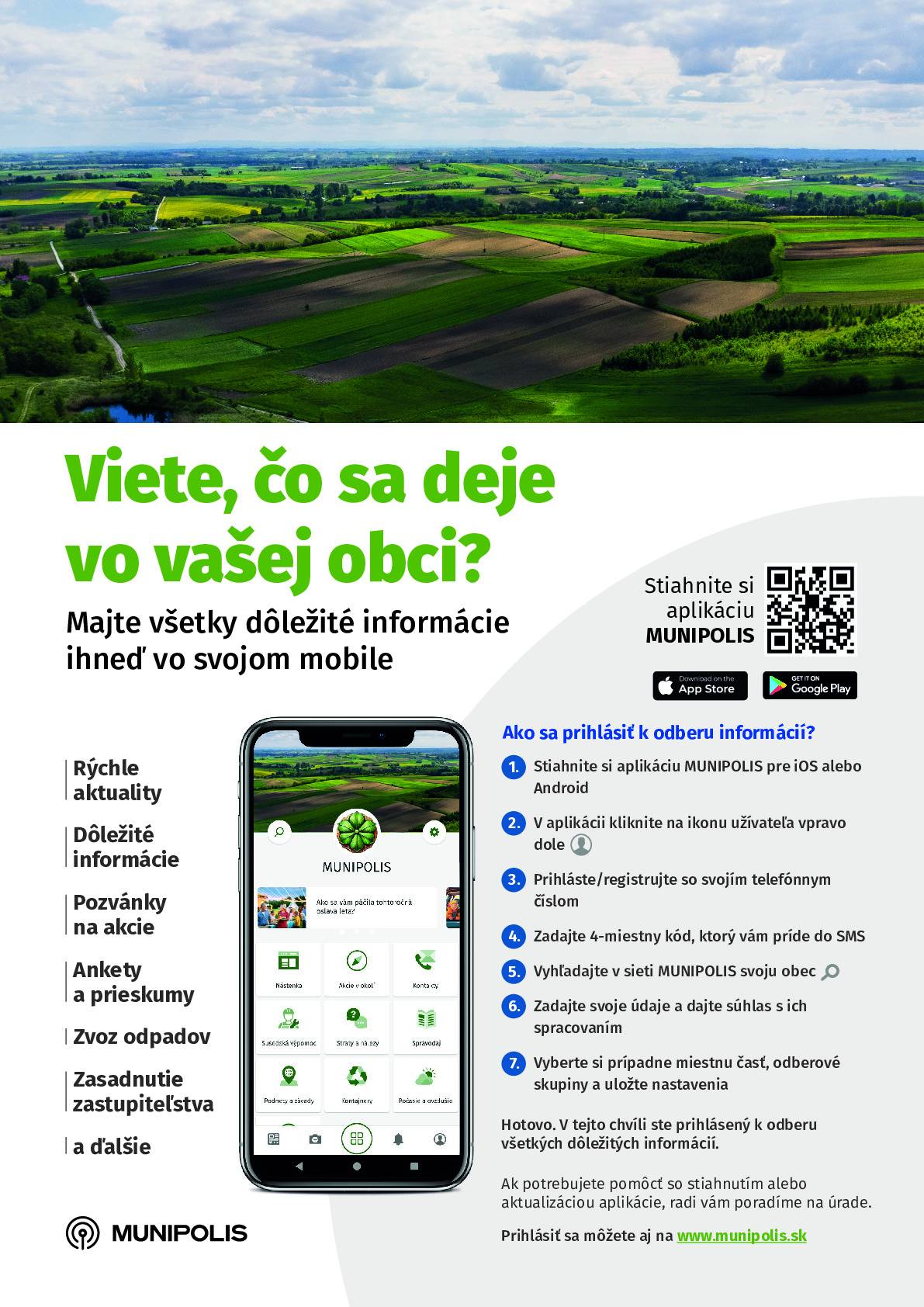 Majte všetky dôležite informácie ihneď vo svojom mobile