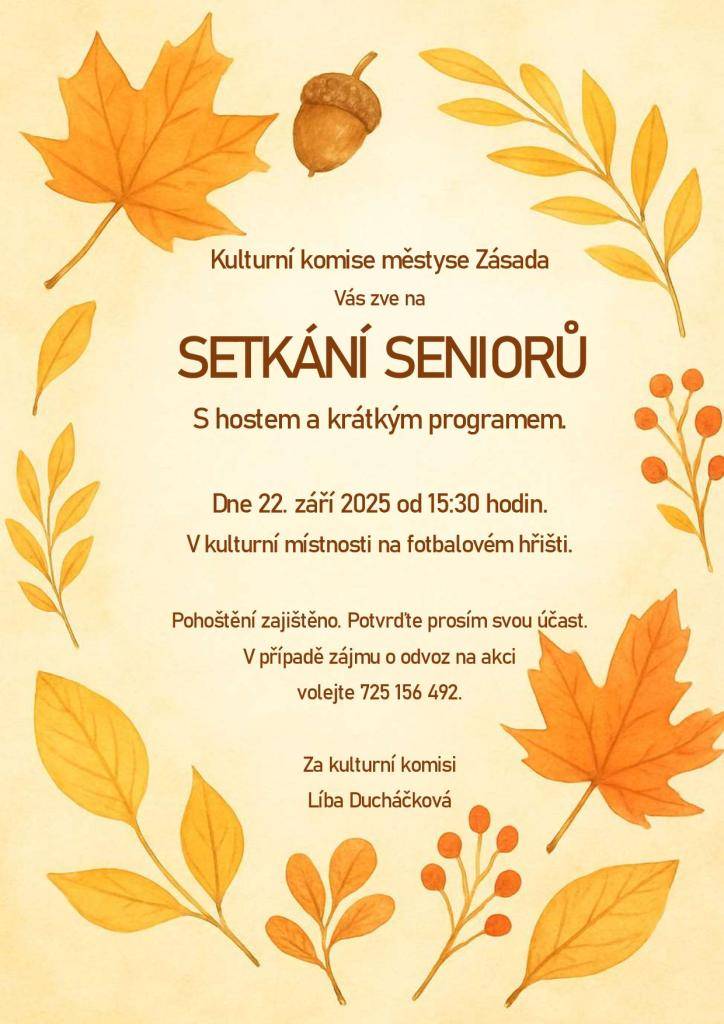 V pondělí 22. září 2025