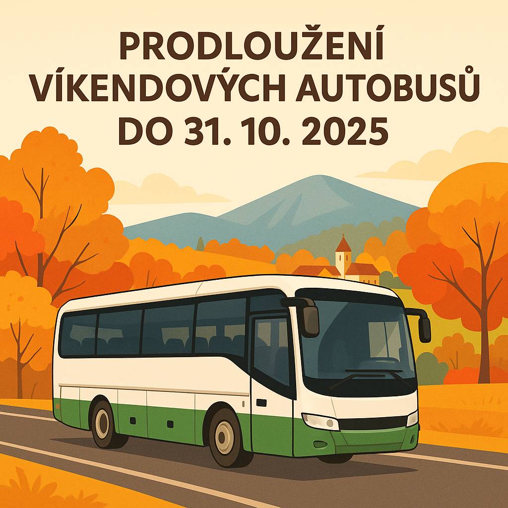 Provoz víkendových autobusových spojů linky 700980 Žamberk – Králíky – Dolní Morava bude prodloužen až do 31. října 2025. Jízdní řád na portálu IDOS je již aktualizován.