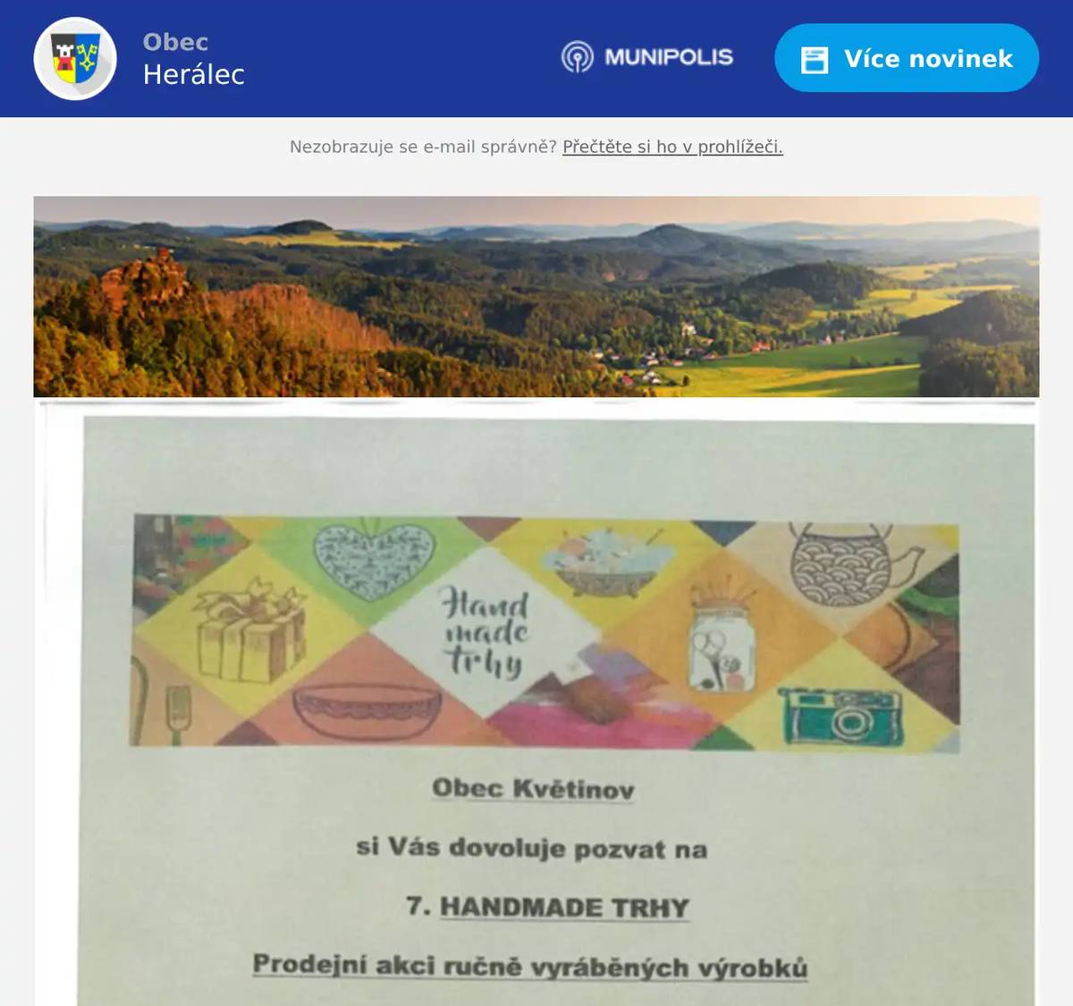 HANDMADE TRHY KVĚTINOV - 18.10.2025 od 10 - 15 hod. KD Květinov