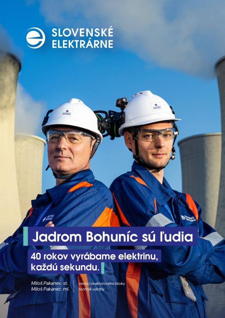 Spoločnosť Slovenské elektrárne, najväčší výrobca elektriny, hľadá nové kolegyne a kolegov do jadrovej elektrárne v Jaslovských Bohuniciach.