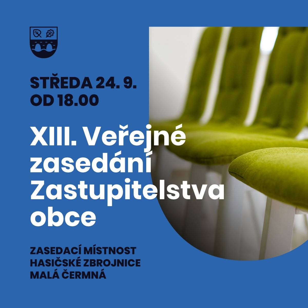 Dovolujeme si Vás tímto pozvat na XIII. veřejné zasedání Zastupitelstva obce Čermná nad Orlicí, které se uskuteční ve středu 24. září 2025 od 18.00 hod. v zasedací místnosti hasičské zbrojnice v Malé Čermné. DJ