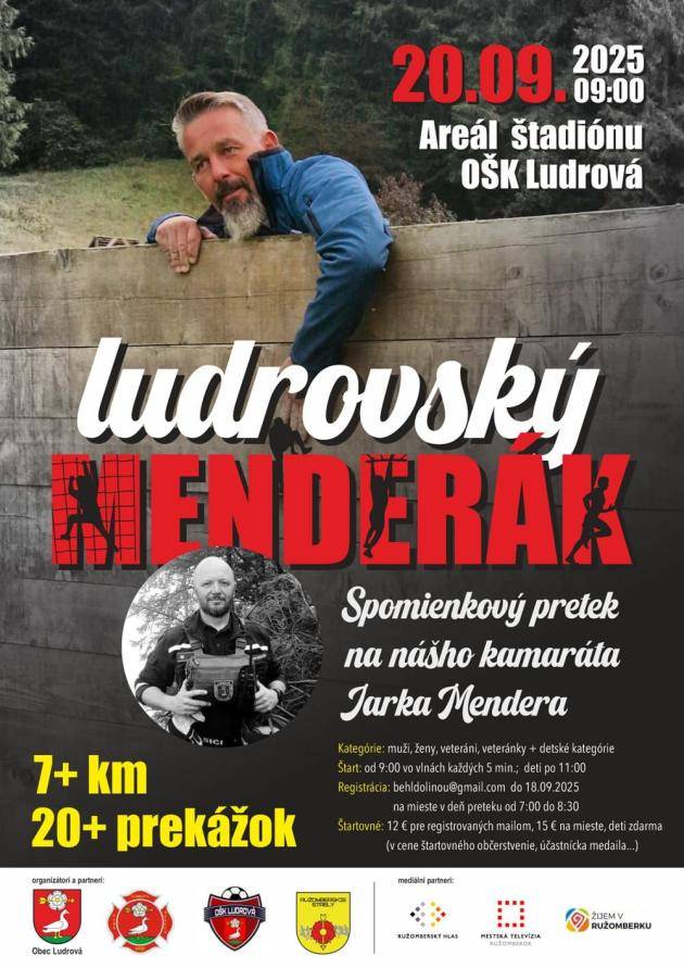 20.9.2025 od 9:00 hod.  Areál štadiónu OŠK Ludrová
